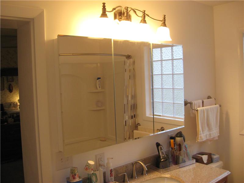 White Sink & Vanity Before Bathroom Remodel | Bathroom Remodel | Fayetteville, NC