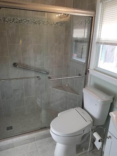 Walk-in Shower & New Toilet | Bathroom Remodel | Fayetteville, NC