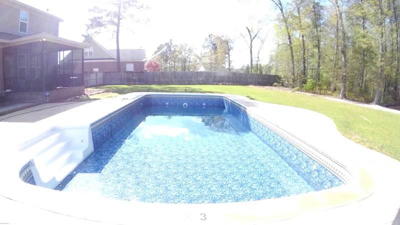 inground pools being filled after repairs