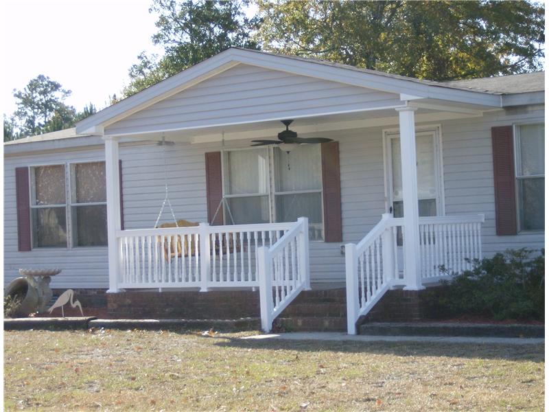 front porch addtion with ceiling fan