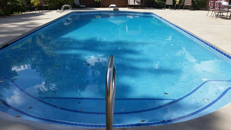 inground pool after replaster
