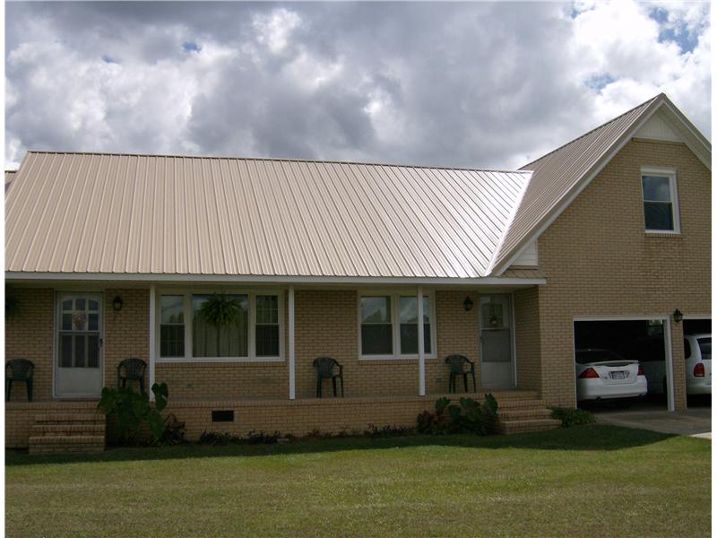 Brick Home with New Metal Roof | Roofing Company | Fayetteville, NC
