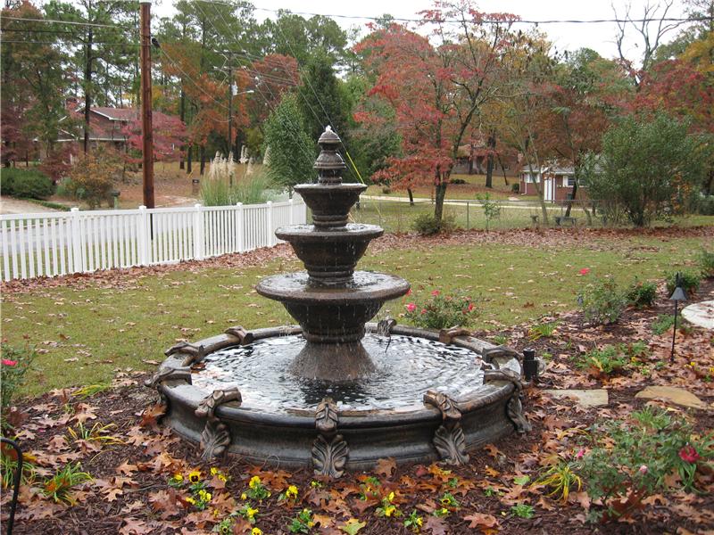 5 tiered fountain water feature