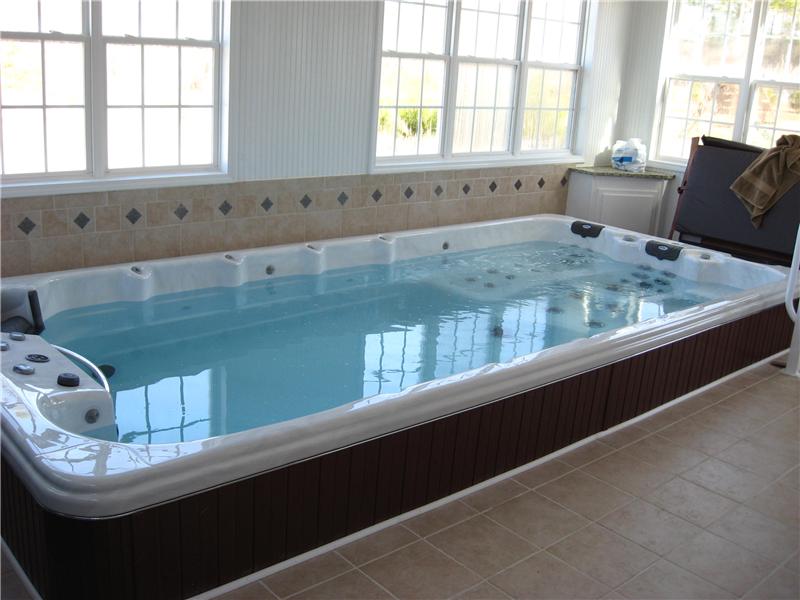 rectangular indoor spa
