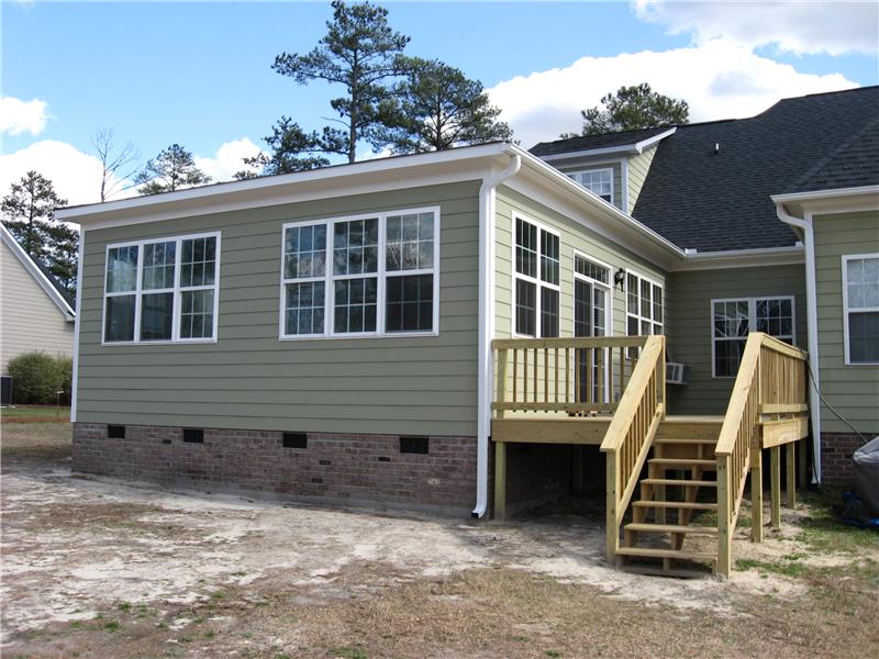 sunroom addtion with deck
