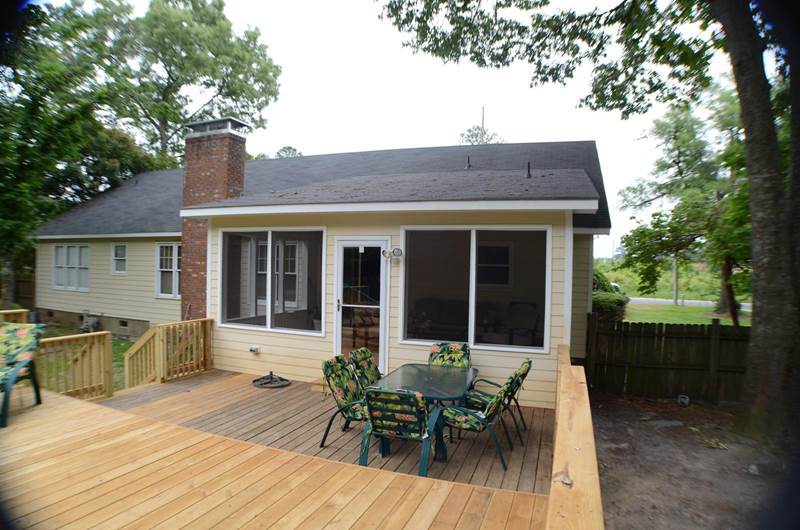deck off of sunroom