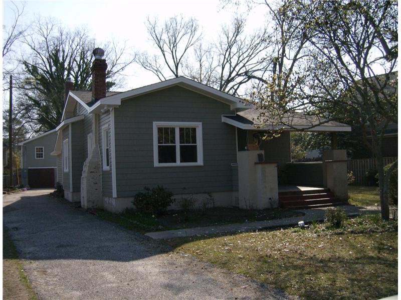 Blue House with New Vinyl Siding, Fayetteville NC Siding Contractor
