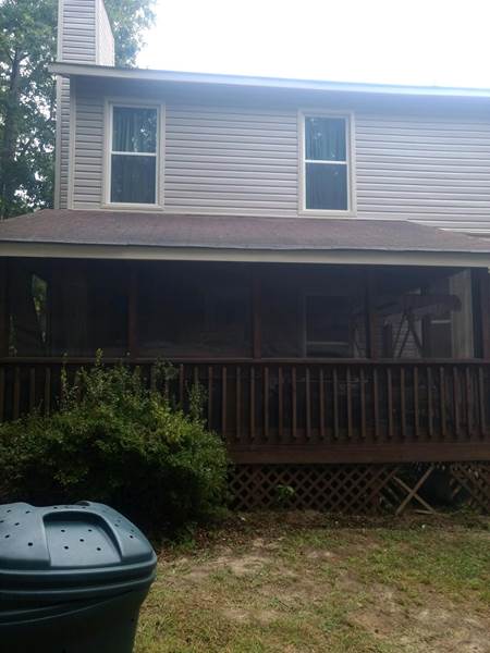 New Siding on Back of House, Fayetteville NC Siding Contractor
