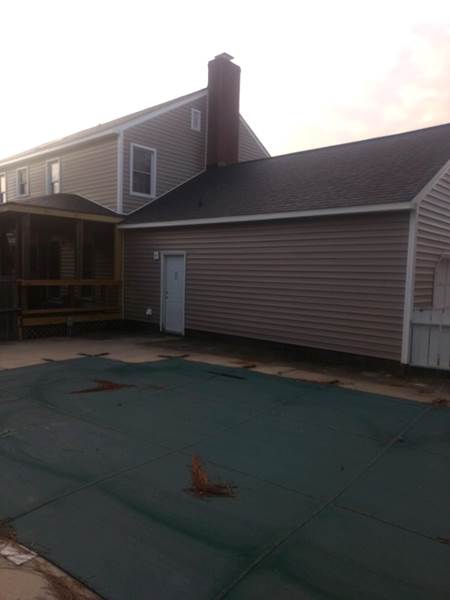 Back of House with Vinyl Siding, Fayetteville NC Siding Contractor