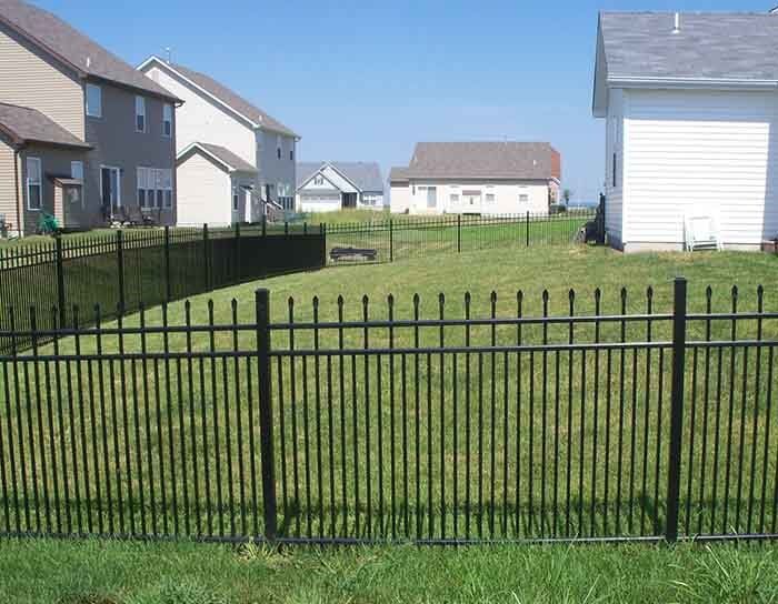 Black Steel Fence — Hickory, NC — Fister Fence of Hickory LLC