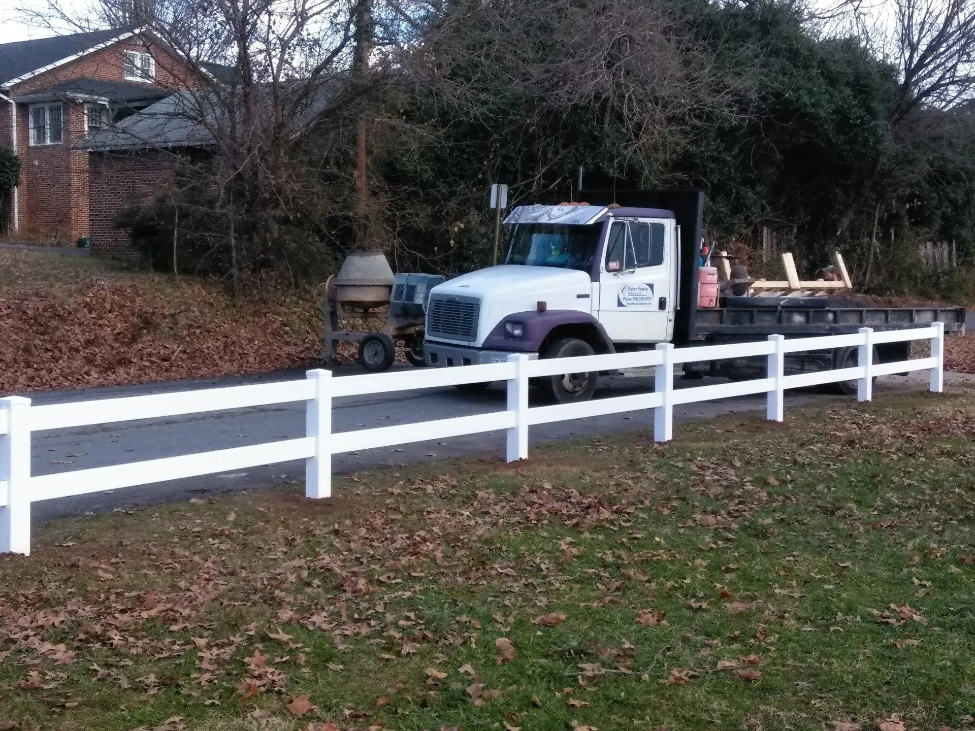 White Rail Post — Hickory, NC — Fister Fence of Hickory LLC