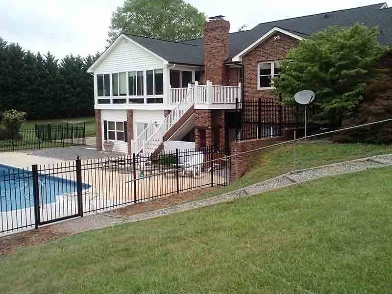 Black Euro Fence — Hickory, NC — Fister Fence of Hickory LLC