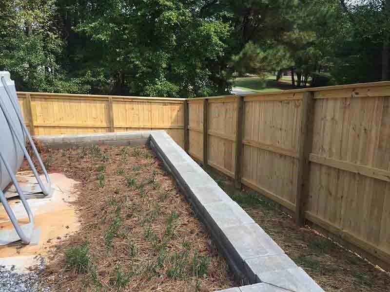Residential Wood Fence — Hickory, NC — Fister Fence of Hickory LLC