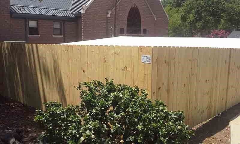 Wooden Picket Fence — Hickory, NC — Fister Fence of Hickory LLC
