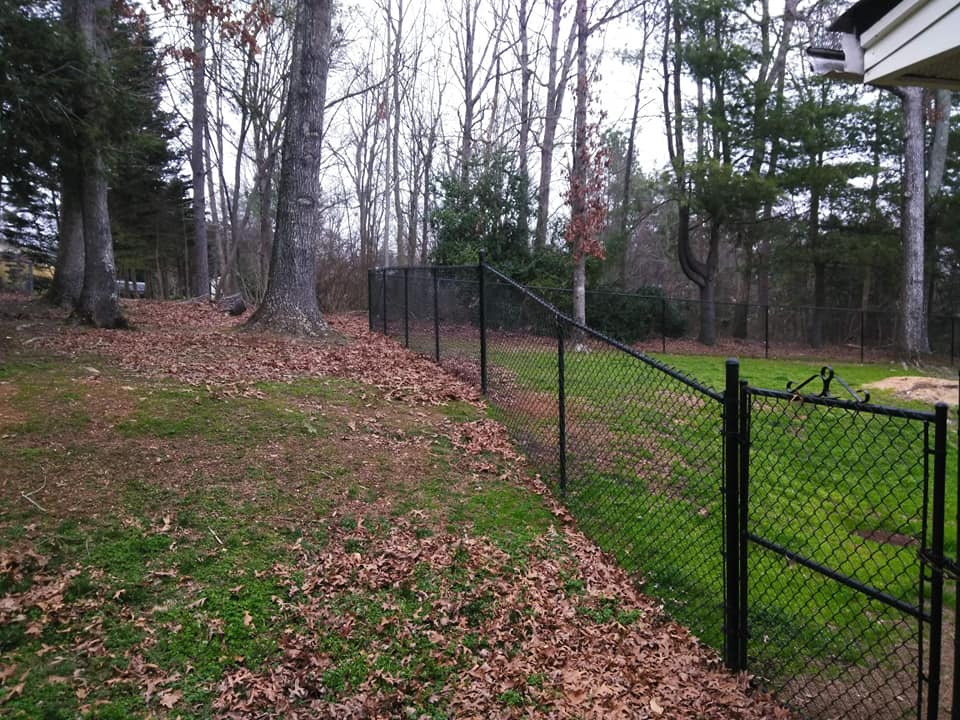 Black Chain Link — Hickory, NC — Fister Fence of Hickory LLC