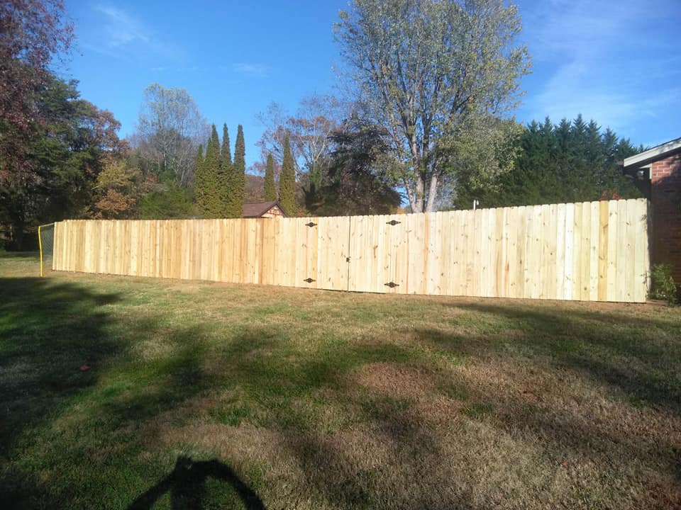 Dog Beared Fence — Hickory, NC — Fister Fence of Hickory LLC