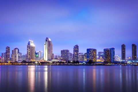 San Diego — Over the Bay in San Diego, CA