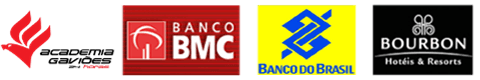 Academia Gáviões, Banco BMC, Banco do Brasil, Bourbon