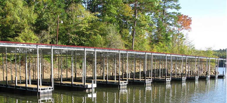 community-boat-dock-in-lake-hamilton-arkansas-built-by-super-duty-boat-docks-and-lifts