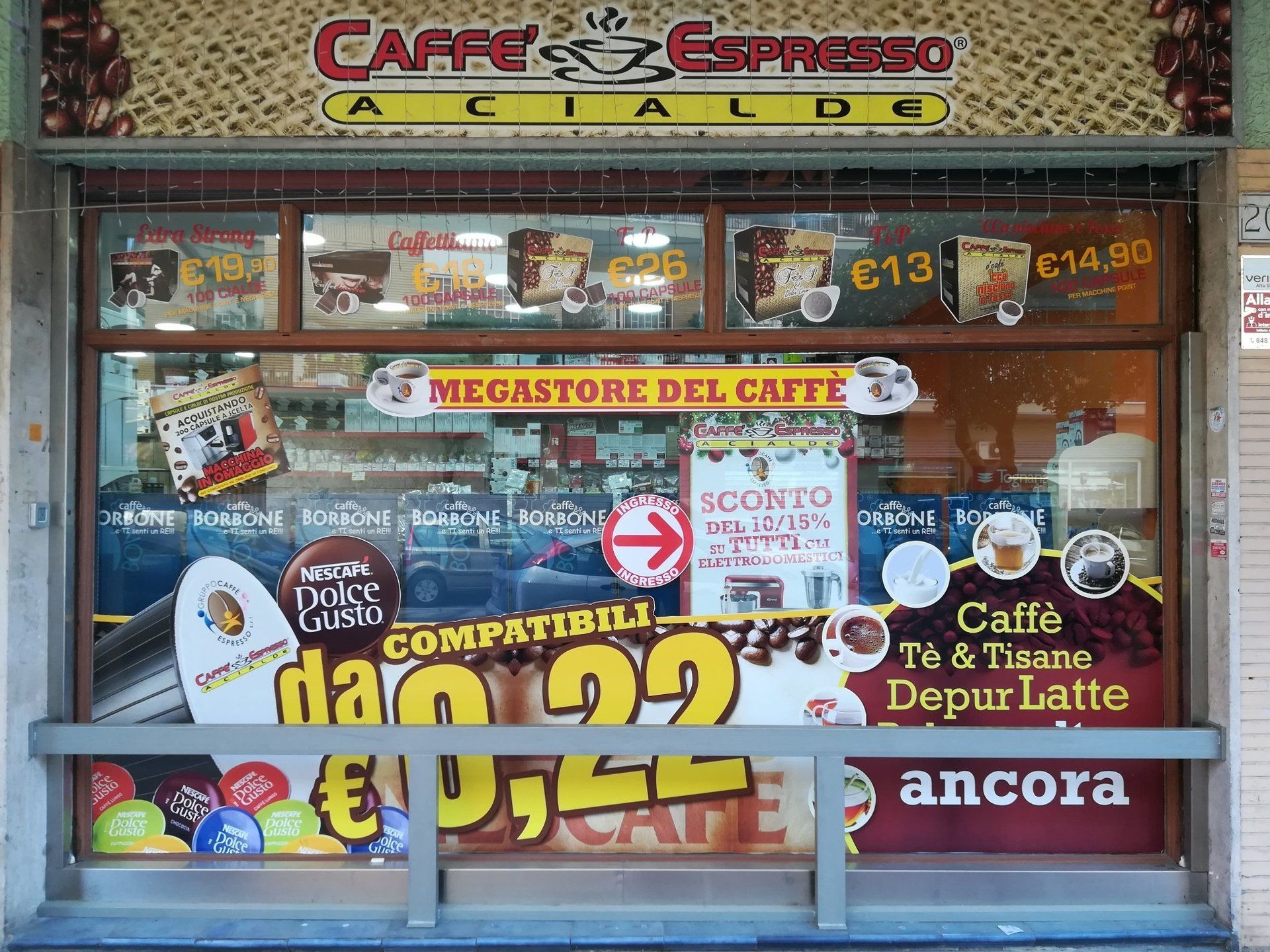 Sconti su cialde per caffè