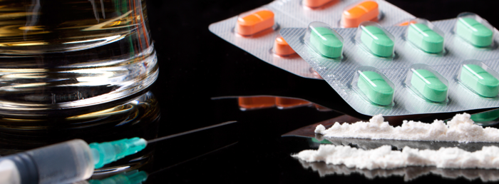 drugs on a table