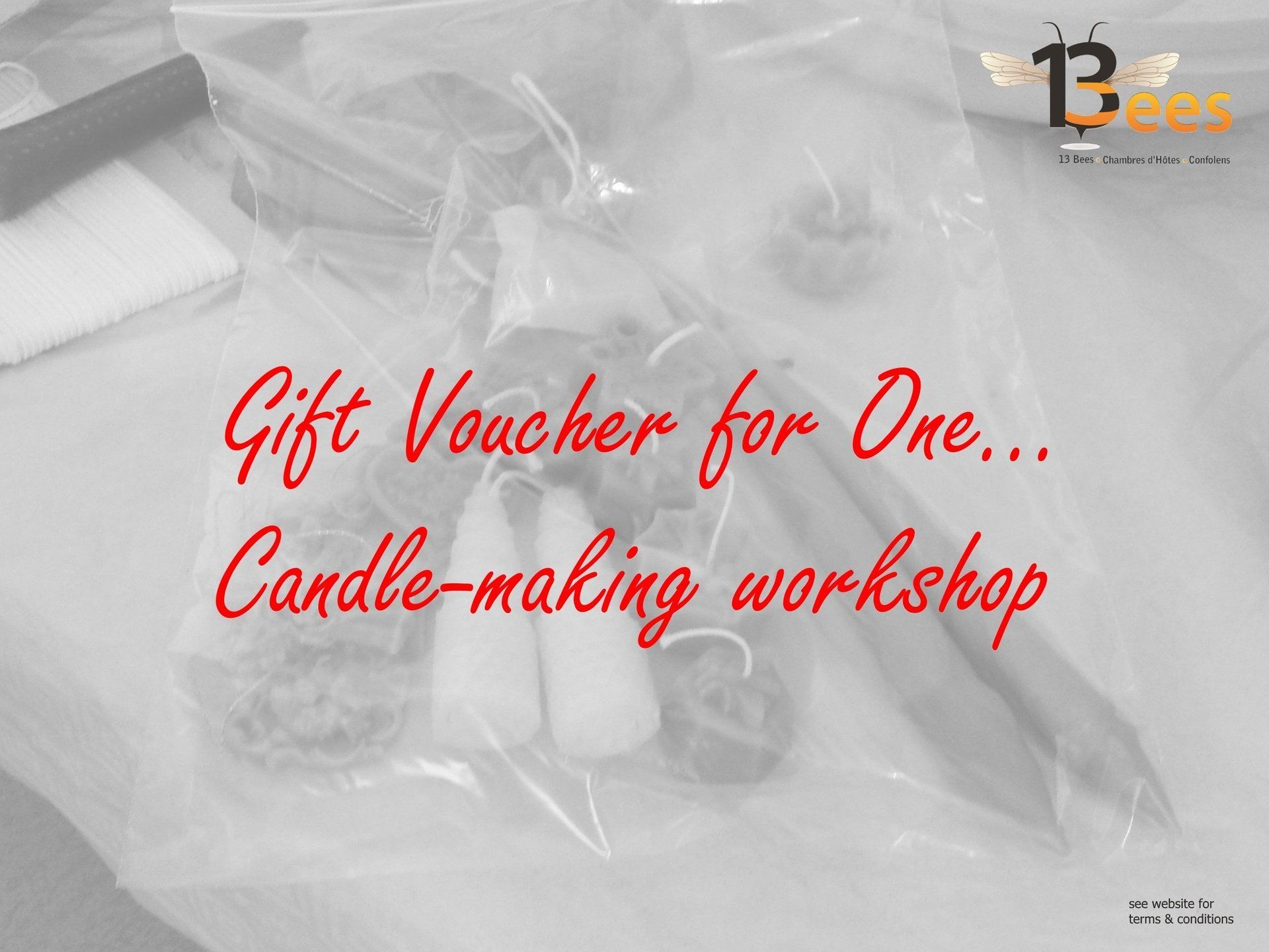 Click for more information candle making workshop gift voucher
