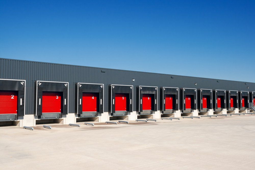 Red Loading Docks — Portland, ME — Overhead Door Company
