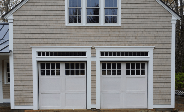 House With White Garage Door — Portland, ME — Overhead Door Company
