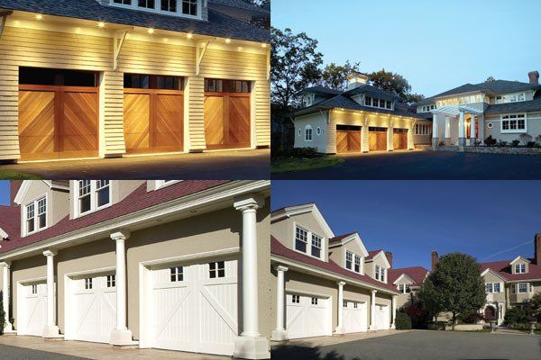 Brown And White Garage Doors — Portland, ME — Overhead Door Company