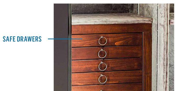 Safe drawers