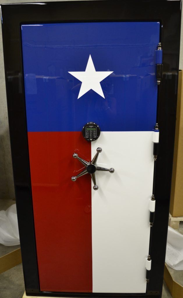 red white and blue safe