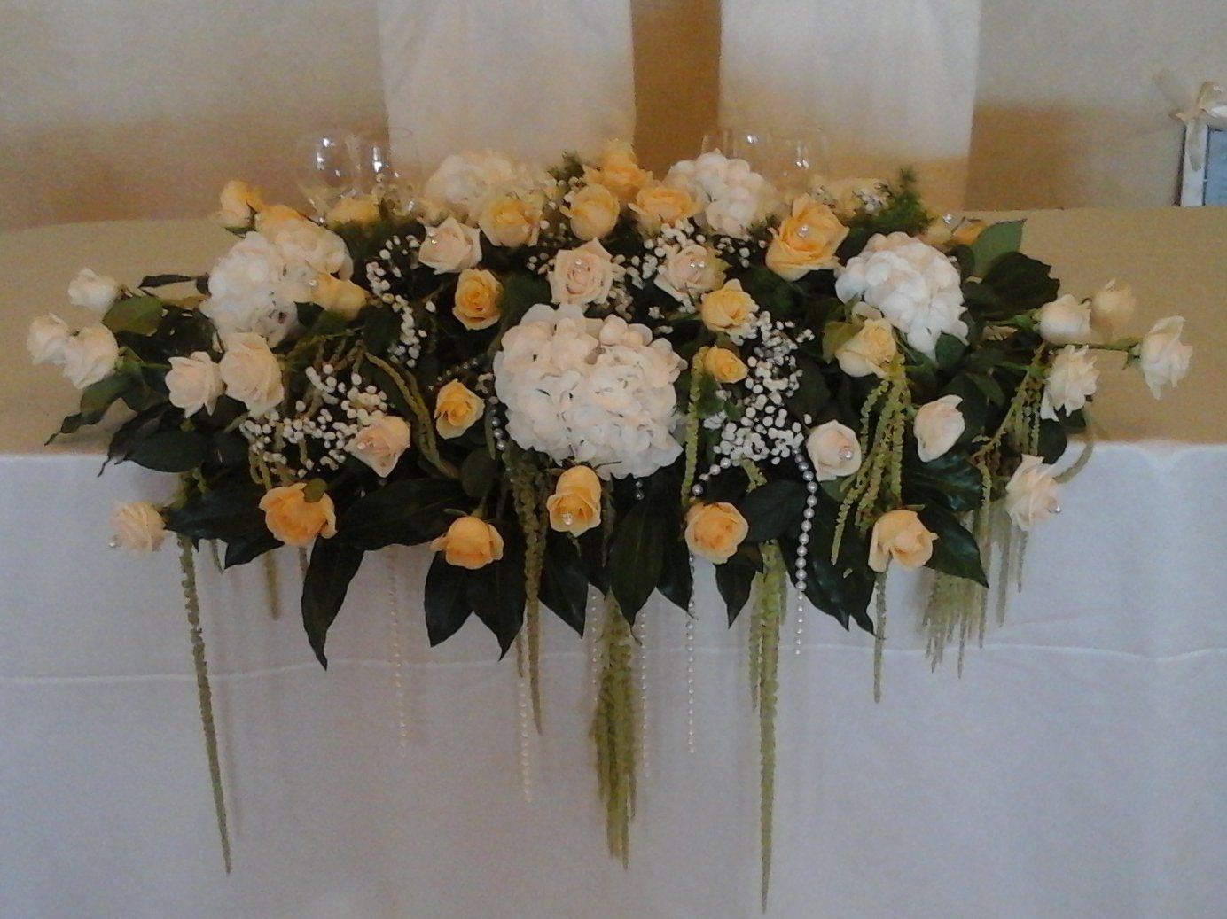 allestimento floreale da cerimonia
