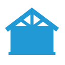 Rooftop cleaning icon