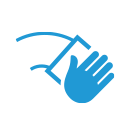 Wood cleaning icon