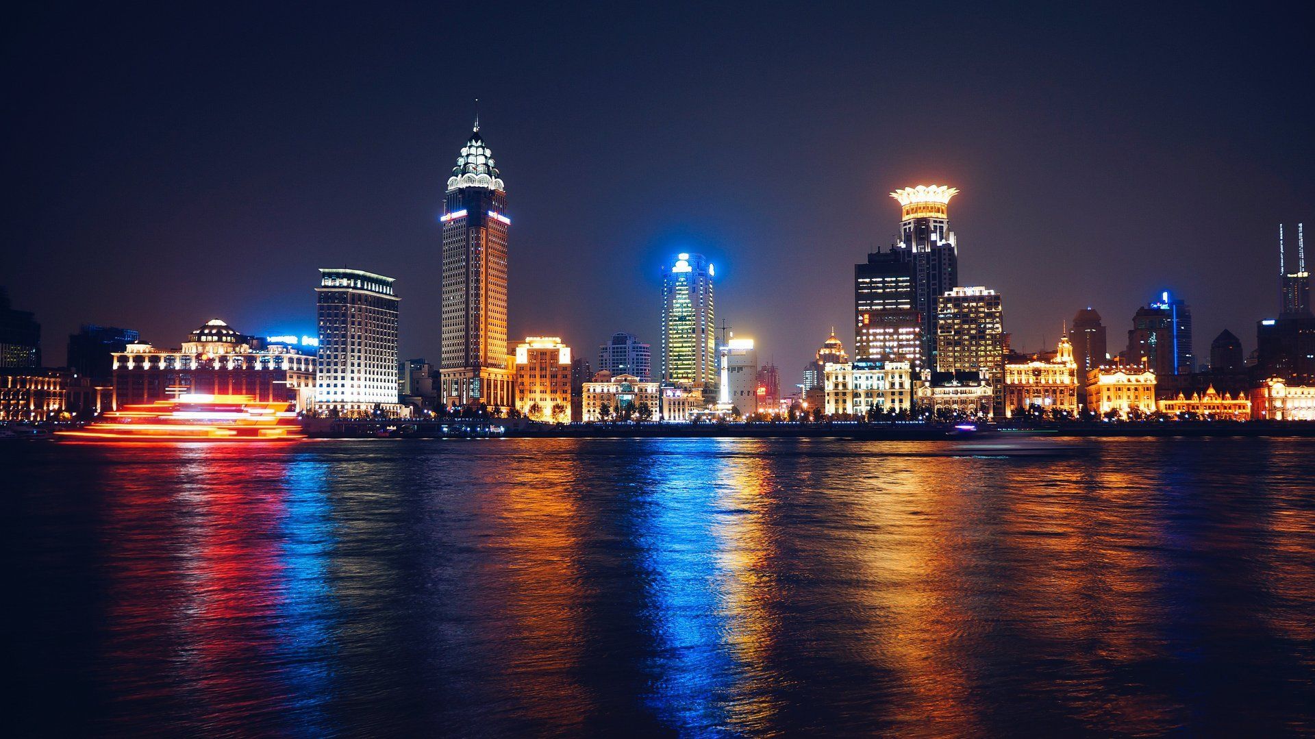 Shanghai Skyline at night