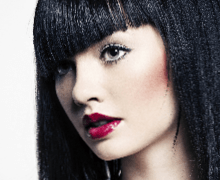 black hair
