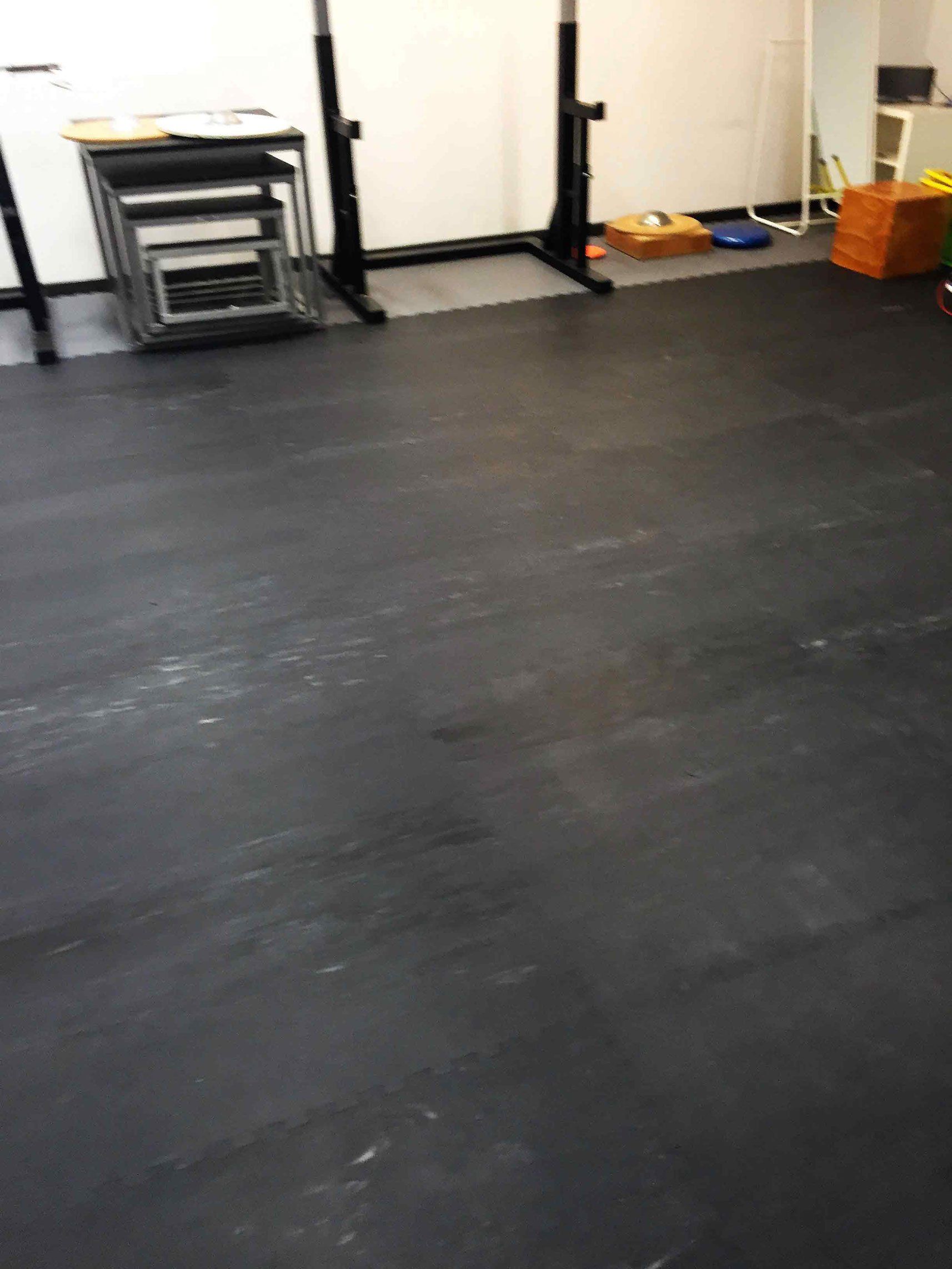 black floor design