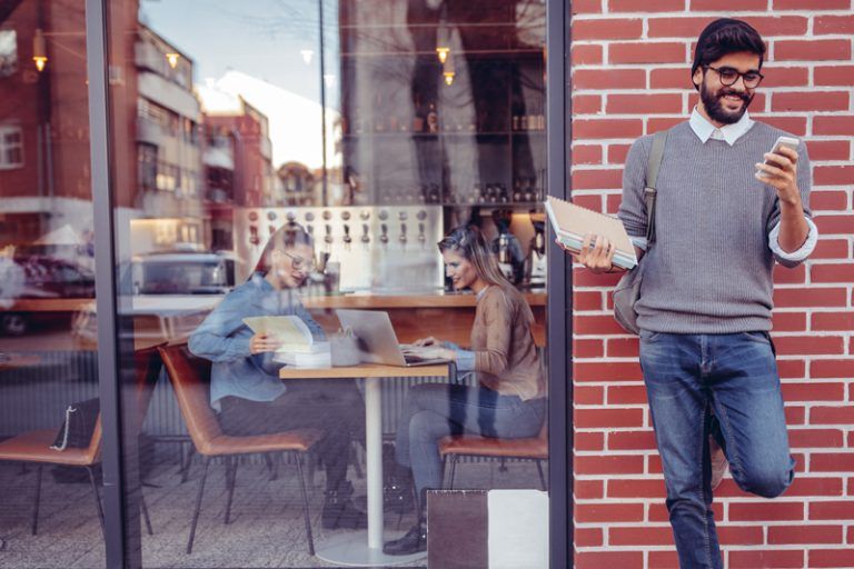 Millenials at a coffee shop