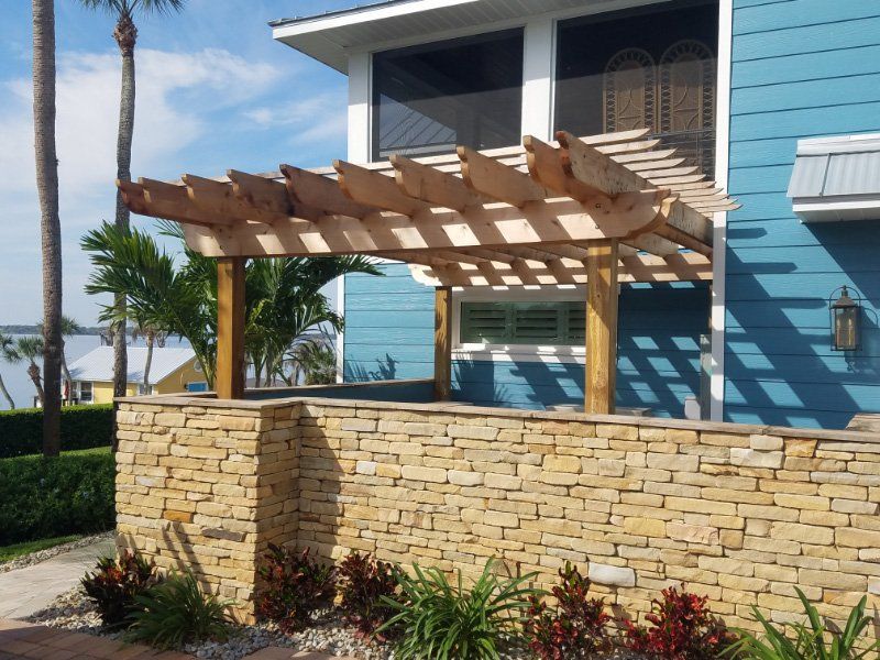 Wooden Pergola — Clermont, FL — Florida Dock & Boat Lifts