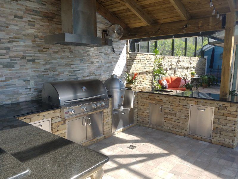 Outdoor Kitchen — Clermont, FL — Florida Dock & Boat Lifts