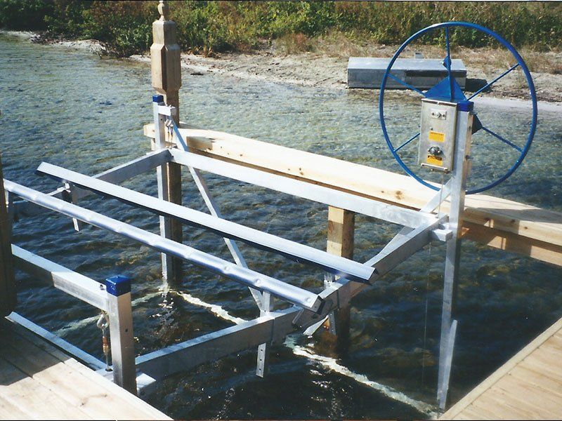 Finished Boat Lift — Clermont, FL — Florida Dock & Boat Lifts