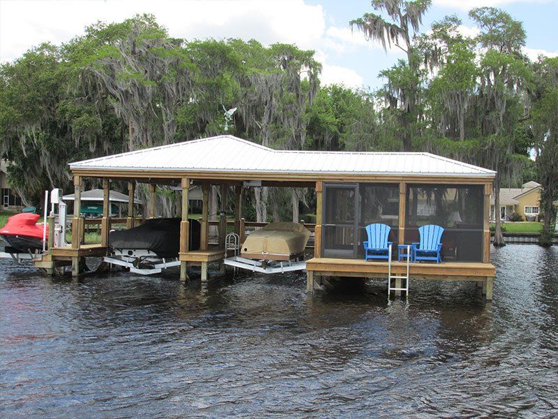 Wooden Dock — Clermont, FL — Florida Dock & Boat Lifts