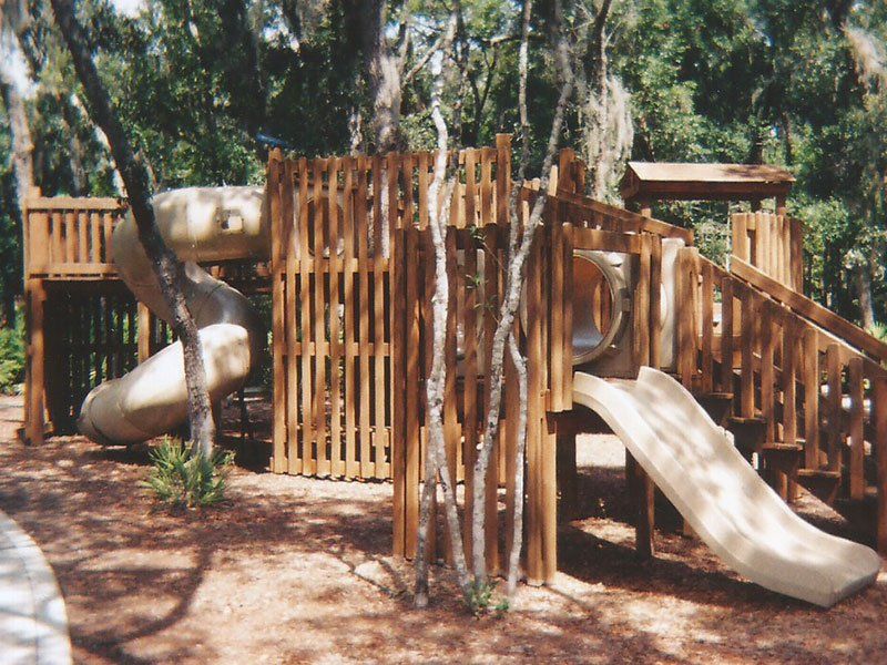 Wooden Slide — Clermont, FL — Florida Dock & Boat Lifts