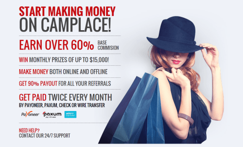 Webcam models job campaign