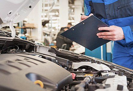 car mechanic at work