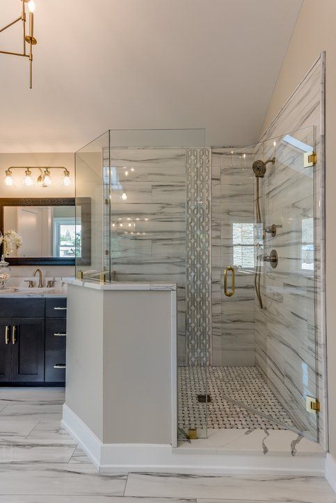 Beautiful and spacious shower