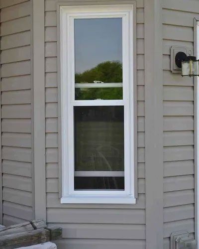 Window glass in Hamburg, NY