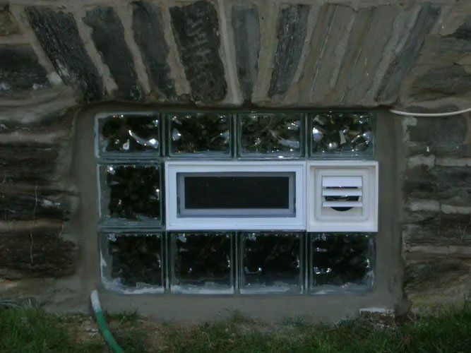 Glass block in Jamestown, NY