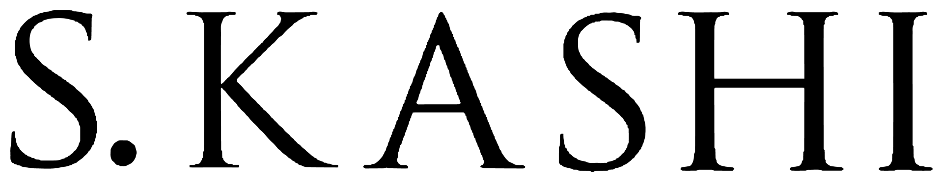 S. Kashi All Black Logo