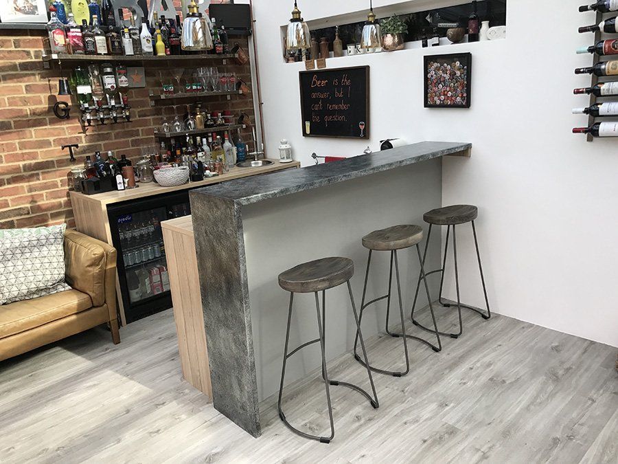 Copper Worktops Zinc Worktops